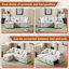 3 Seater Fabric Sofa Bed-366700100