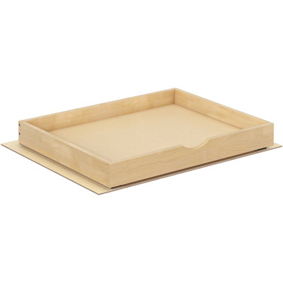 Muya Solid Birch Pull-Out Cabinet Drawer with Soft-Close Undermount Slides, Kitchen Cabinet Storage Organizer, Multiple Width Options