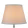 8.75" H x 12" W Empire Lamp Shade - (Spider Attachment) in Designer Linen