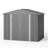 8 ft. L 6 ft. D Metal storage with frame and lockable door-105300092
