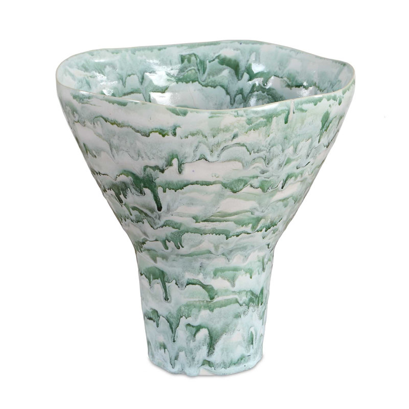 Vase aquarelle en céramique Jameis