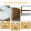 Table basse moderne 47,24 po Whisper Of Waves, plateau de table en faux marbre avec base en placage de bois massif, table d'appoint de forme organique-120080288