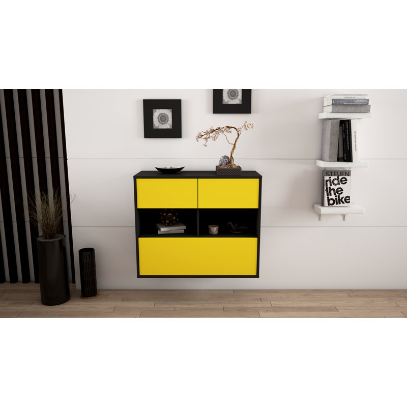 Rowles 92cm Sideboard, Yellow