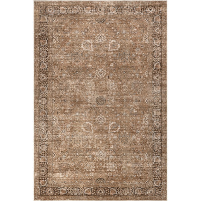  Bayberry Spill Proof Vintage Machine Washable Area Rug