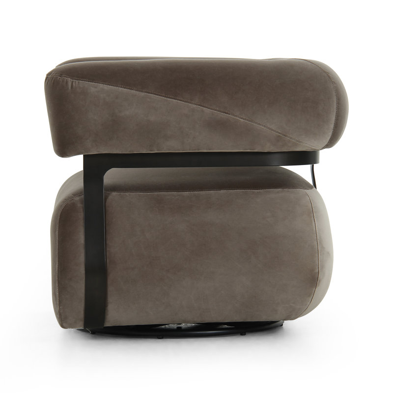 Gareth Swivel Barrel Chair, Surrey Fossil
