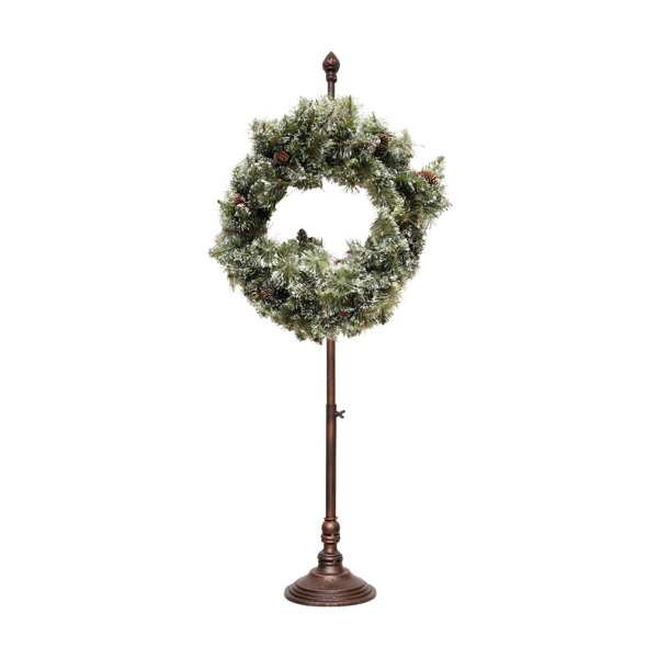 Metal 12'' Wreath Stand
