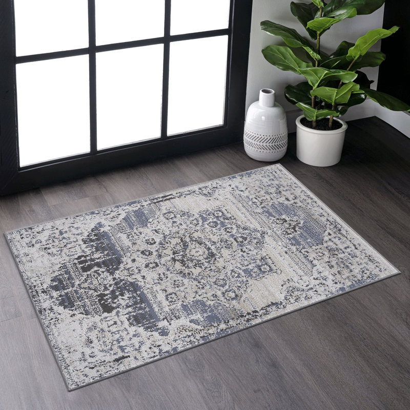LOOM & LUXE Collection 2X3 Medallion Non-Shedding Living Room Bedroom Dining Home Office Stylish And Stain Resistant Area Rug