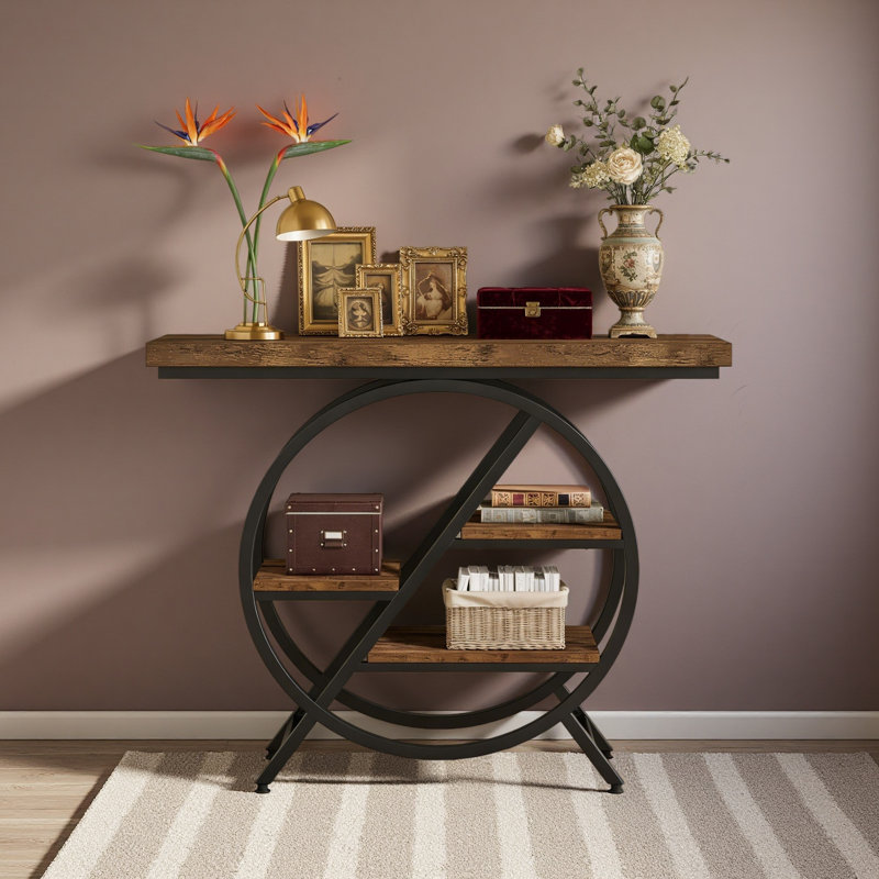 Hall Table,Chic Console Table,Functional Entryway Table