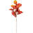 45" Orange Fiddle Leaf Spray. It measures 45 by 7 inches. It includes 2 pieces per bag.