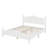 Queen Size Wood Platform Bed-710674288