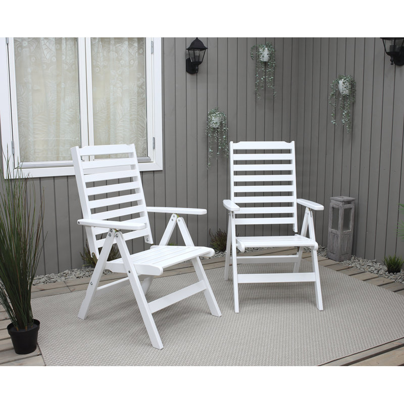 Katherra Patio Dining Armchair, White
