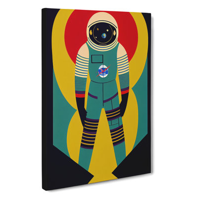 Astronaut Pop Art No.2 - Wrapped Canvas