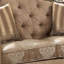 71" L Rolled Arm Loveseat with 2 Cha Transitional Cushions-112675524