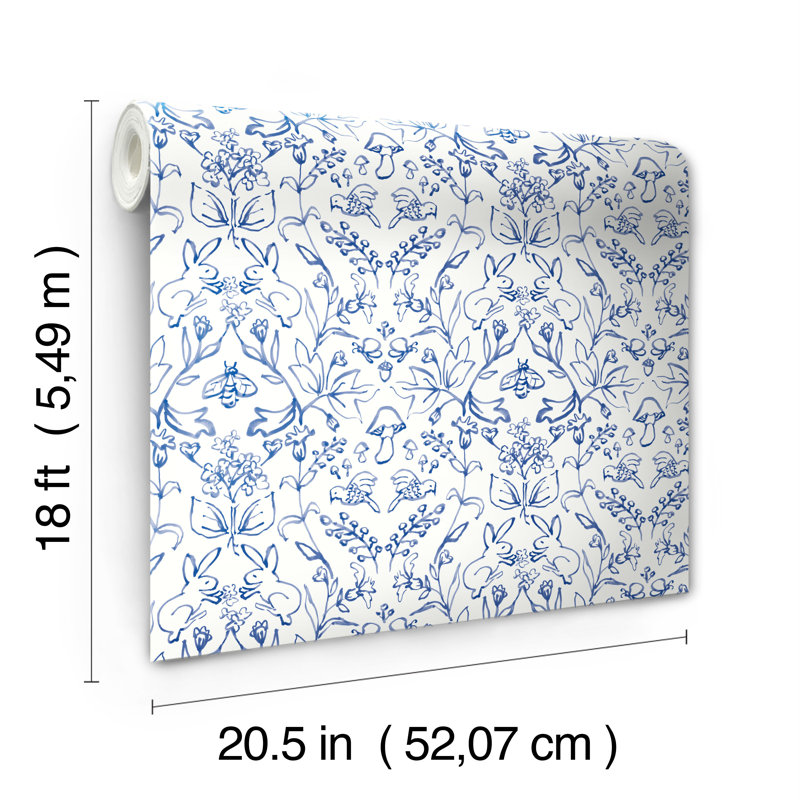 Papier peint adhésif Meadow Blue