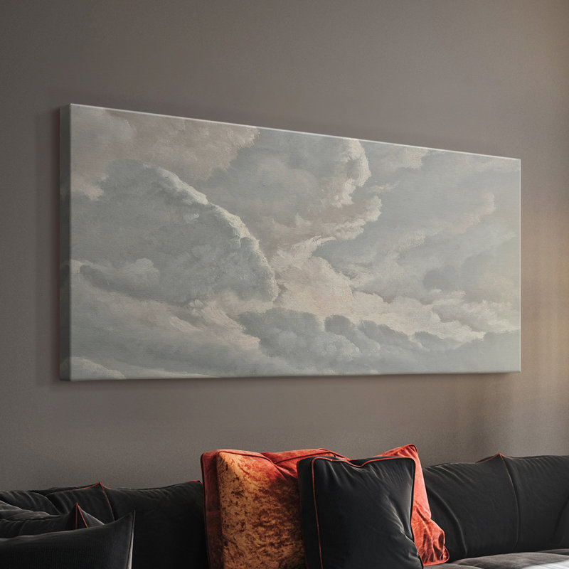 Paysage, série CCLXIX, toile tendue avec châssis, prête à être accrochée, H 20 po x l 40 po