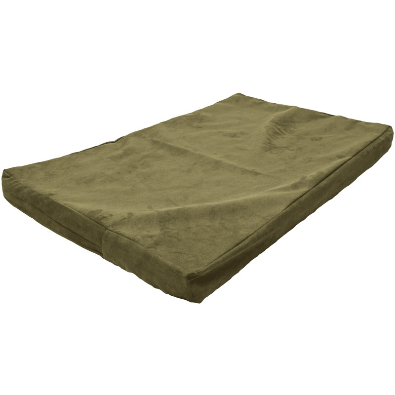 Matelas lavable 100% pour chien Snoozer, Olive, Moyen (l 35 po x P 22 po x H 2 po)