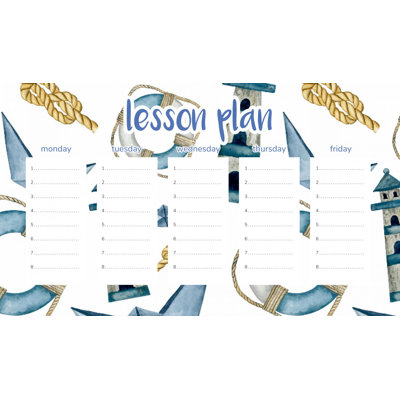 Magnetic Lesson Plan Marine Accents