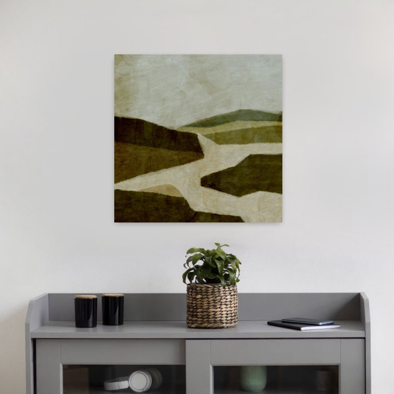 Art contemporain contemporain contemporain abstrait cheval, H 18 po x l 18 po