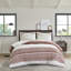 Ensemble d'édredon en coton 3 pièces avec capitonnage en chenille Mila-468221333-468221334
