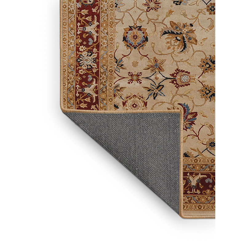 Tapis brun / rouge Swening, Rectangle 8 pi x 10 pi