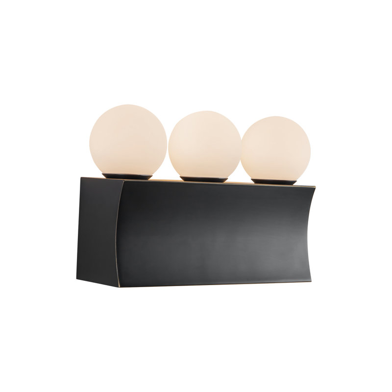 Sinclair 12-in Black dimmable LED Bathroom Vanity Light, 12-in, Oil Rubbed Bronze