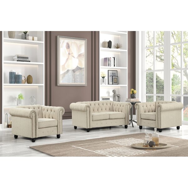 USLivings 3 - Piece Living Room Set | Wayfair