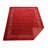 Hand Knotted Loom Silk Area Rugs - Red Colour-1229178834