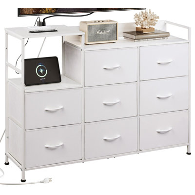 Steel 119.5 cm W Chest of 8 Drawers