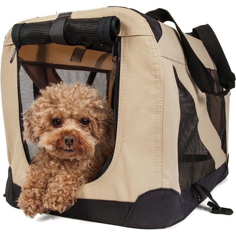 Caisse pour animaux Pet View, Kaki, H 15,7 po x l 15,7 po x P 22,8 po