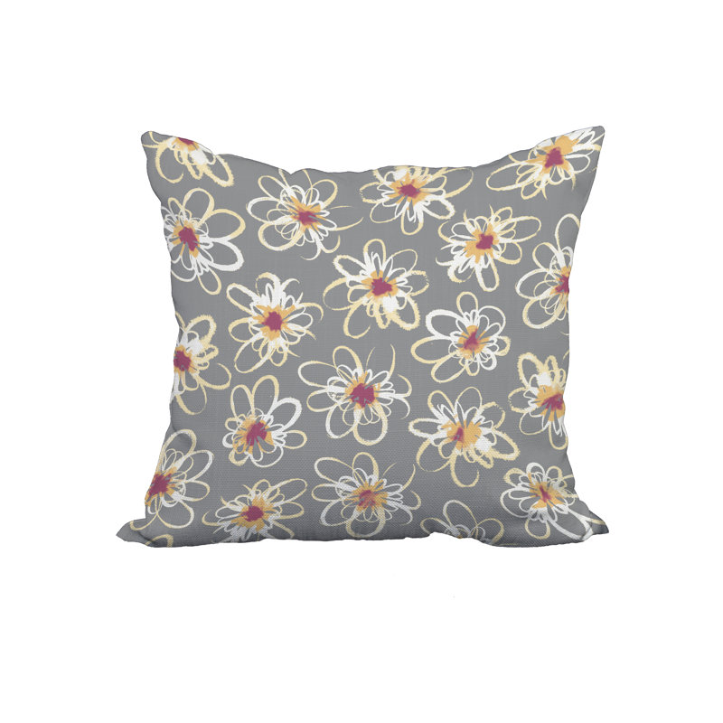 Housse et insert d'oreiller carré, 20 po x 20 po, Gris