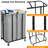 Metal Rolling Laundry Sorter with Handles-98764030