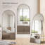 Miroir pleine longueur en aluminium 71 po x 26 po Eleah-402675705