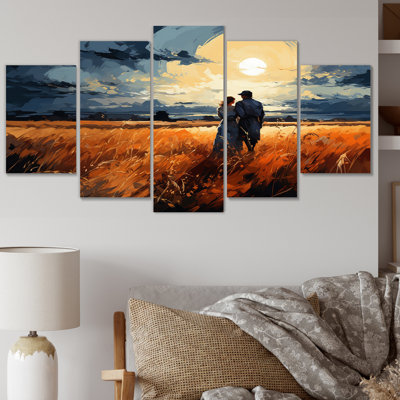 Buckman - Meadow Canvas Art Print - 5 Panels