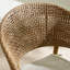 Ronja Solid Wooden Garden Outdoor Table Set With Wicker Dining Chairs - Modern Boho Style-1694746933