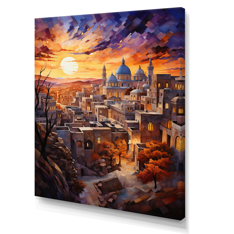 «Judaism Judaic Journey To Synagogue II», impressions sur toile, Toile tendue, H 20 po x l 12 po x P 1 po