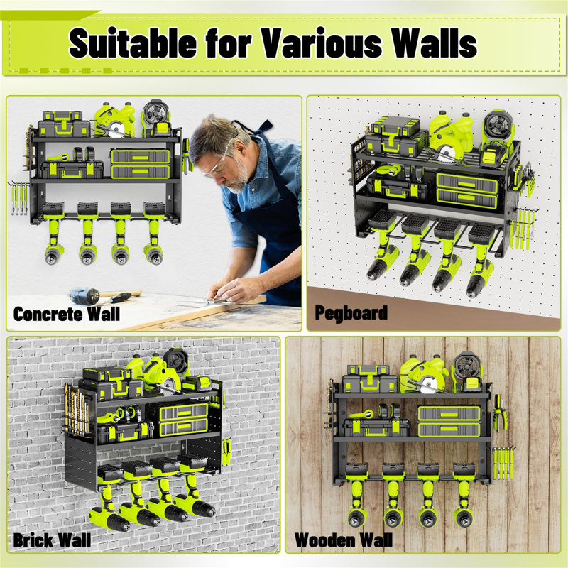 Power Tool Organizer Wall Mount