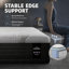 Matelas hybride à ressorts ensachés en mousse viscoélastique gélifiée 14 po Graphene-1484697110