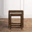 Casalee Solid Mango Wood 2-Piece Nesting Table Set with Carved Tabletops-1296775633-1296775632