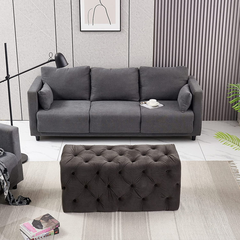 Storage Bench, Charcoal
