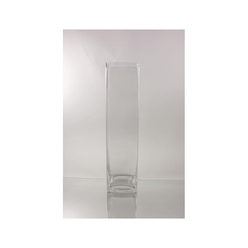 Kelsie Handmade Glass Table Vase, 20" H x 5" W x 5" D