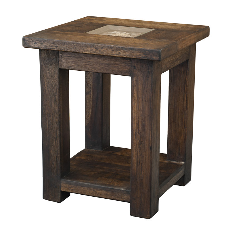 Solid Wood End Table