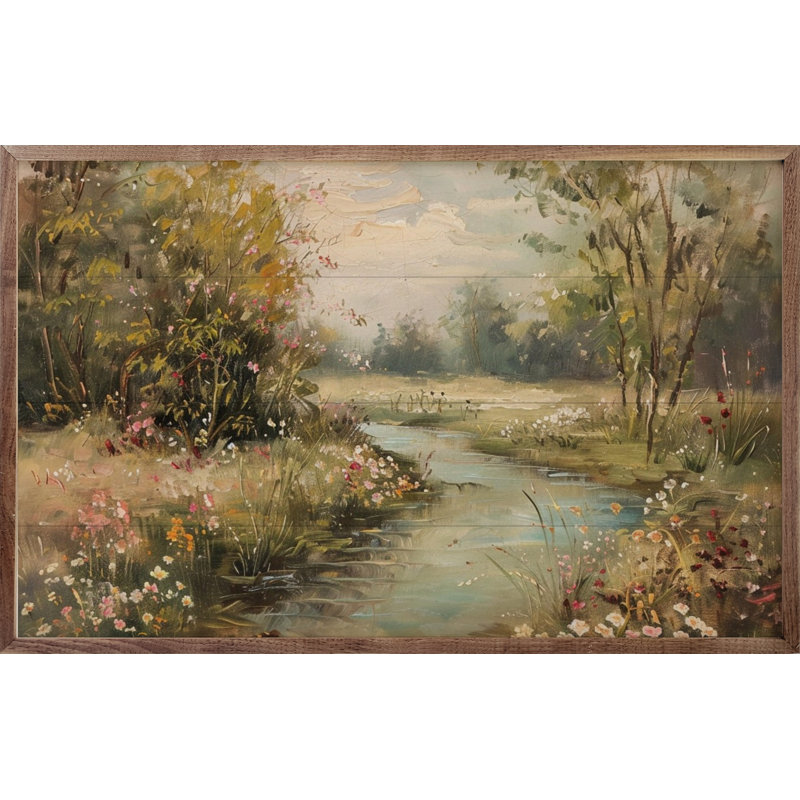Spring Stream, 5" H x 8" W