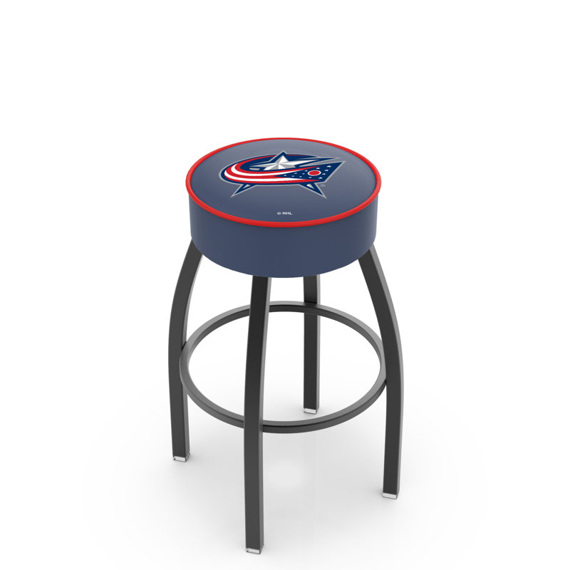 Tabouret de bar et de comptoir rond NHL, Blue Jackets de Columbus, Tabouret de comptoir (assise de 25 po de hauteur)