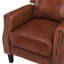 Fauteuil inclinable en cuir véritable Kindalyn-106895712
