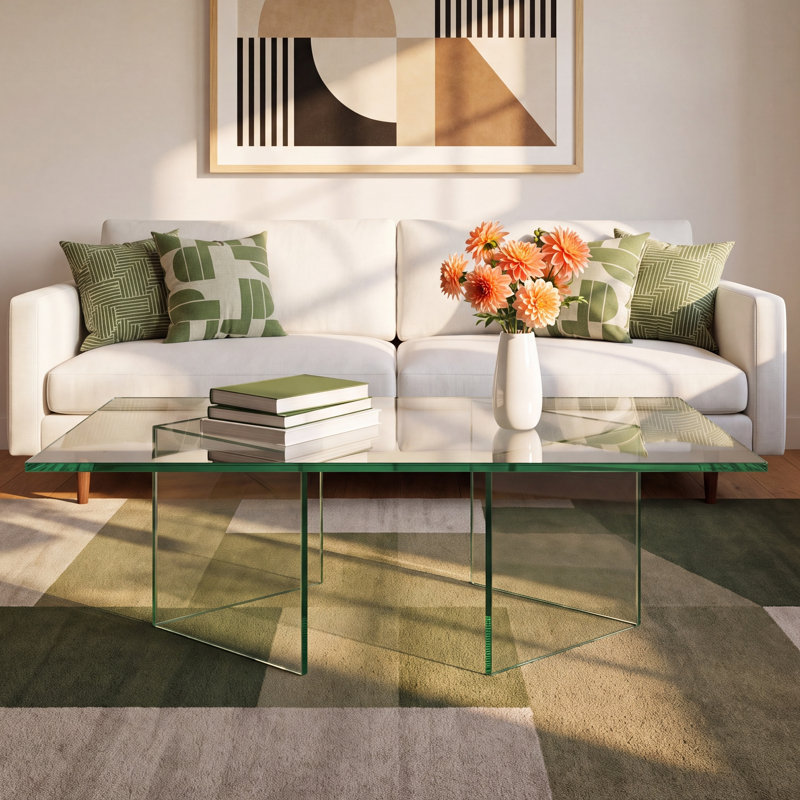Meri Glass Single Coffee Table