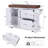 53" Large Kitchen Island With Drawers-228807213