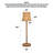 Classic Tapered Shade Full Body Woven Floor Lamp