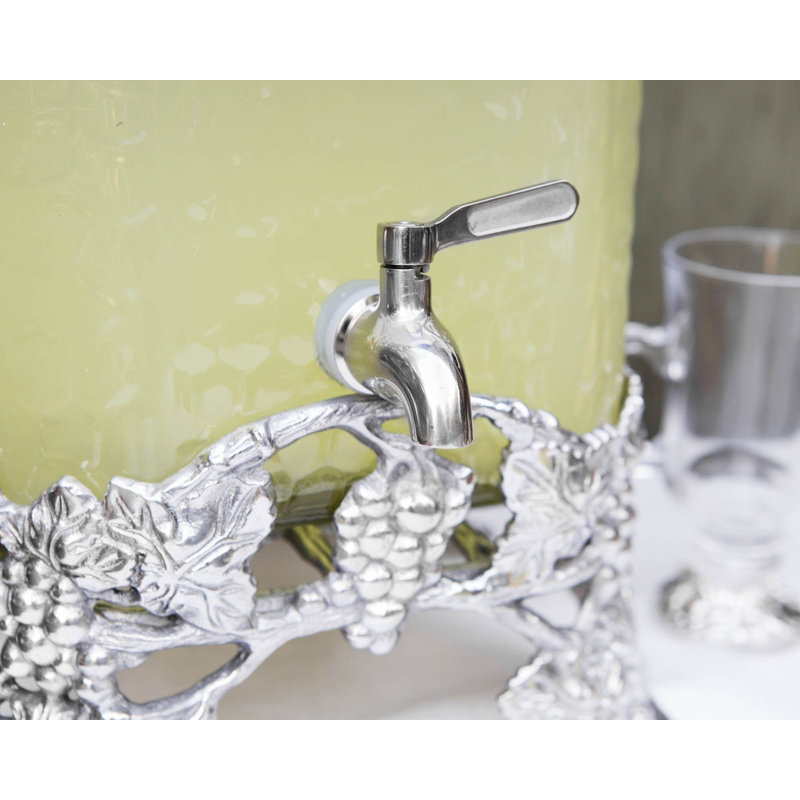 Grape 320oz. Glass Beverage Dispenser