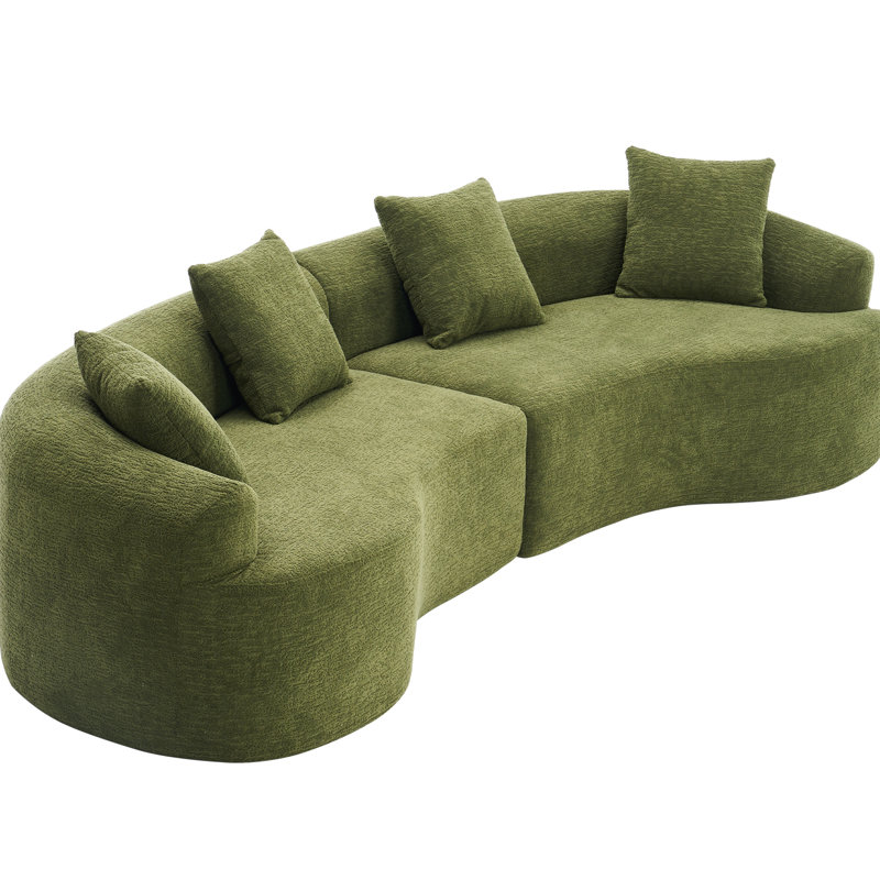 Chenille 4 places, avec une fermeté mi-ferme, pour la maison, salon, texture lisse