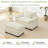  Adonia Arale 53'' Wide Comfy Cloud Couch Single Sofa Chair with Ottoman-468354090